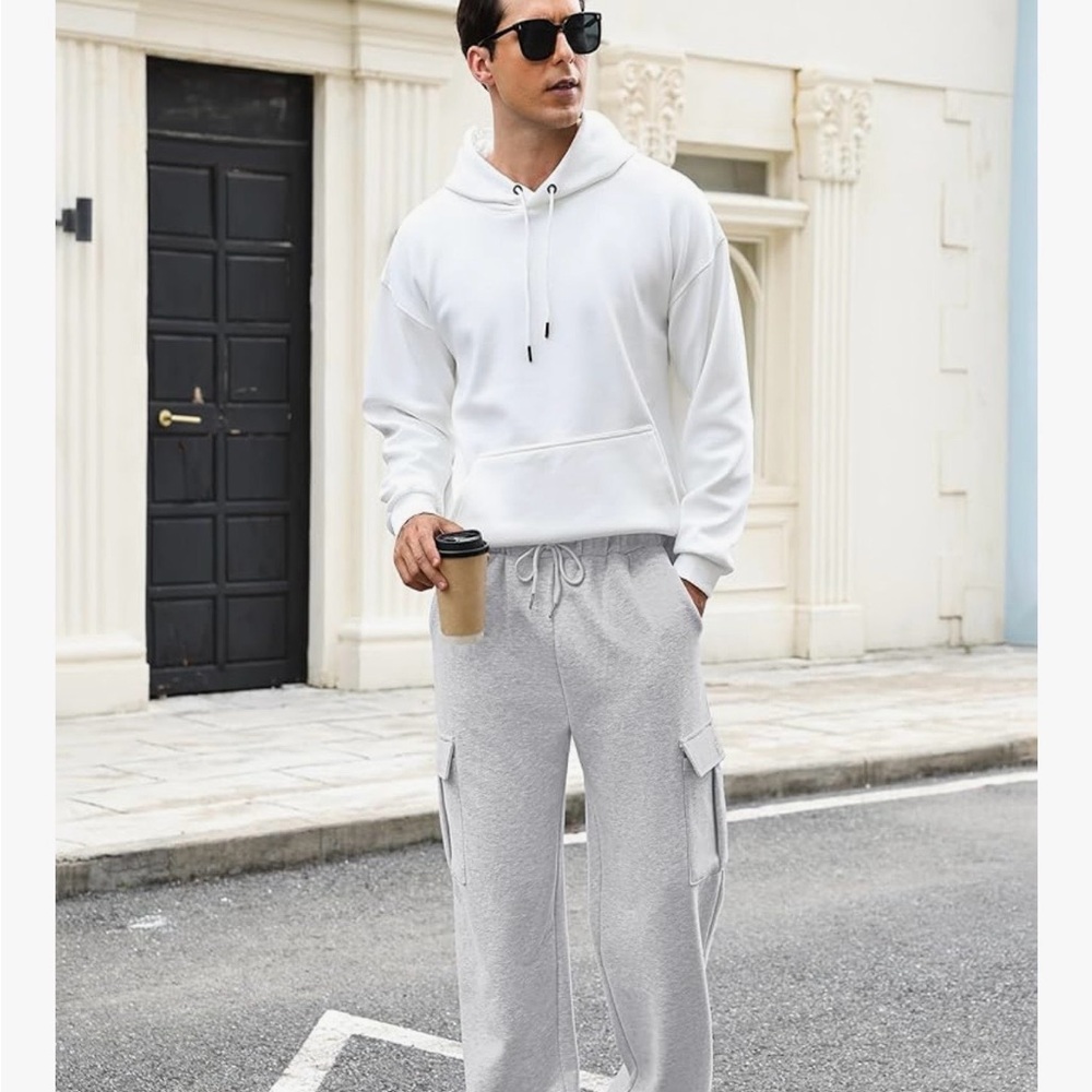 Men's Stylish Gray Cargo Pants